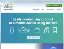Tablet Screenshot of iobridge.com